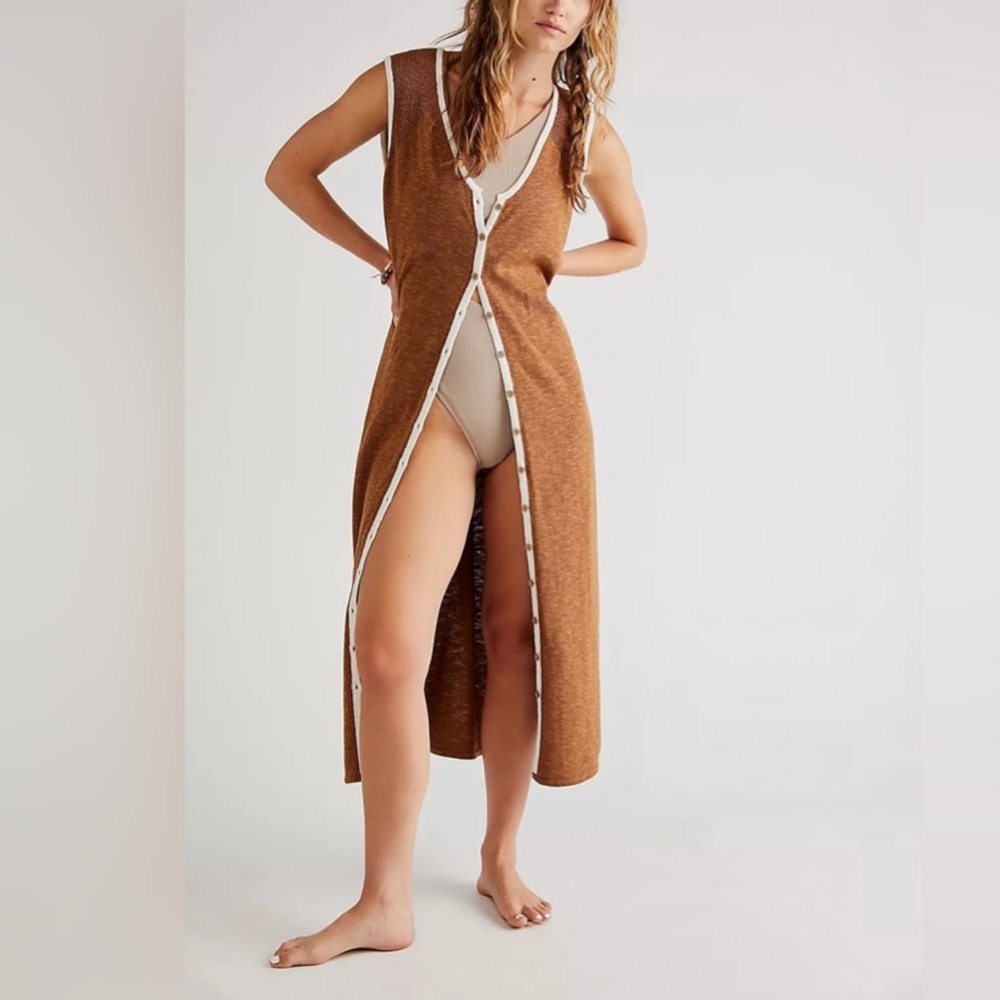 Free People Beach Jan Knit Sweater Midi Dress
